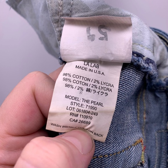 Chip & Pepper LA LAB “The Pearl” Jeans Womens Size 25 - Picture 6 of 16